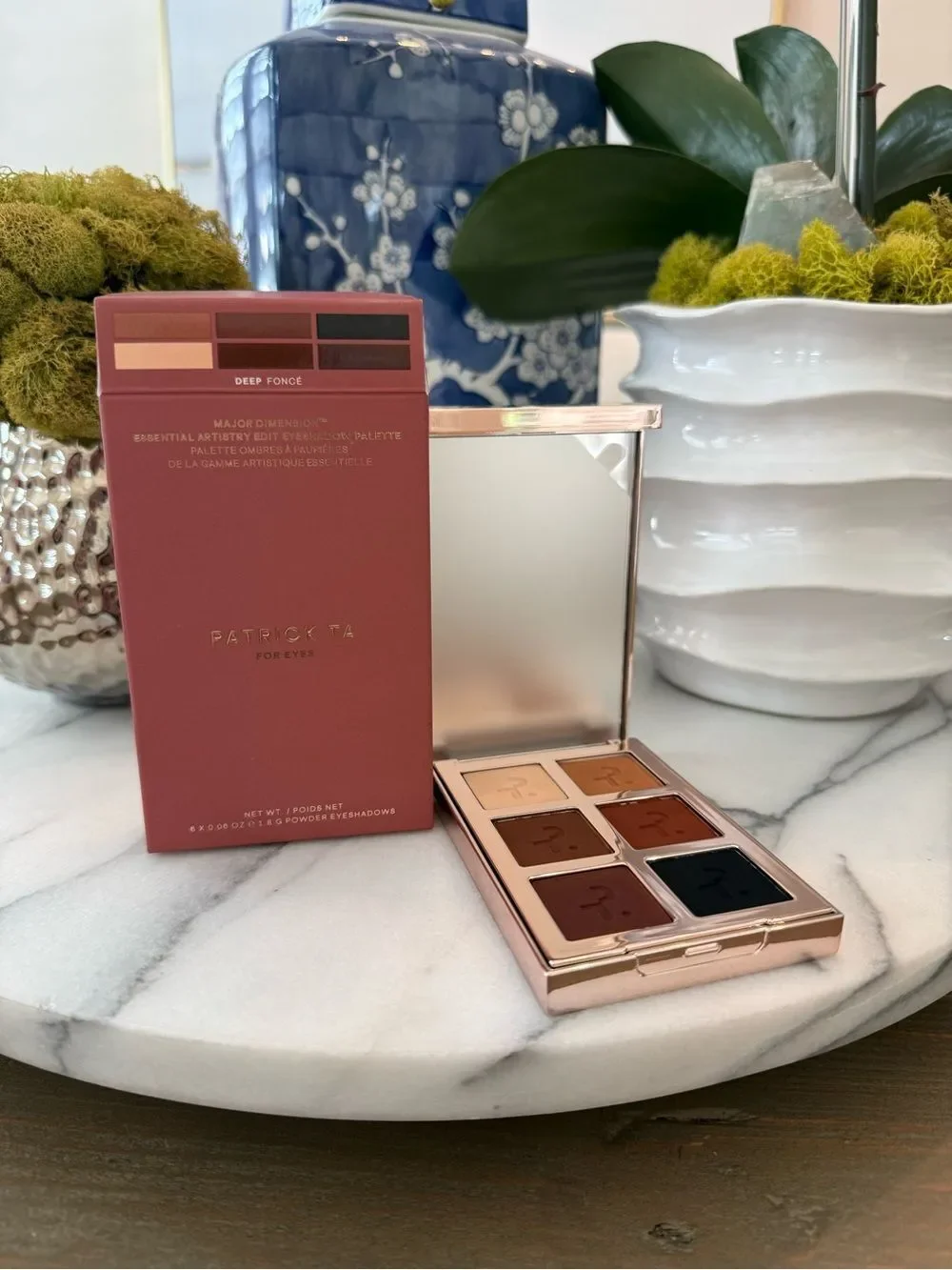 PATRICK TA Major Dimension Essential Artistry Edit Eyeshadow Palette color DEEP